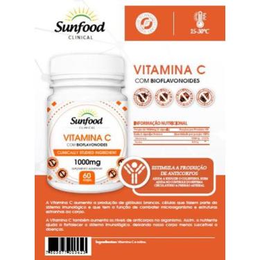 Imagem de Vitamina C 1000Mg 60 Cápsulas Sunfood Clinical - Sunfood Clinical U.S.