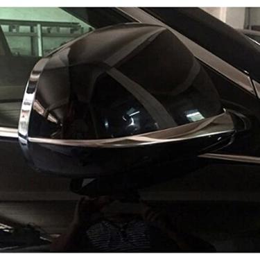 Imagem de JIERS Para Cadillac SRX 2010-2016, acabamento de capa de espelho retrovisor de carro ABS cromado, acabamento de tiras, acessórios externos