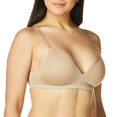Imagem de Warner's Sutiã feminino Blissful Benefits Ultrasoft sem aro, Amêndoa torrada, 38B