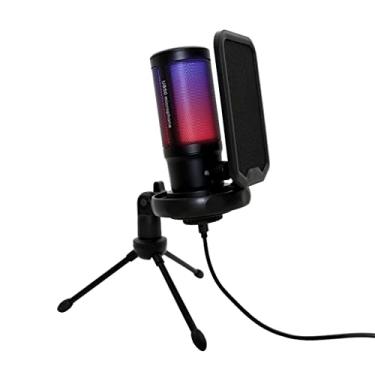 Imagem de Microfone De Gravação Gamer Usb Led Rgb Profissional U850 Luuk Young
