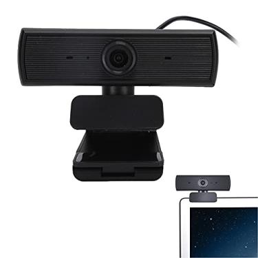 Imagem de ASHATA Webcam para PC com microfone 1080p, HD USB Webcam para computador laptop, desktop, para conferências, estudos, zoom, compatível com Windows OS X, para Android