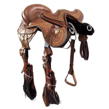 Imagem de Arreio De Cabeça 3 Argolas Marrom 16 Polegadas Luxo