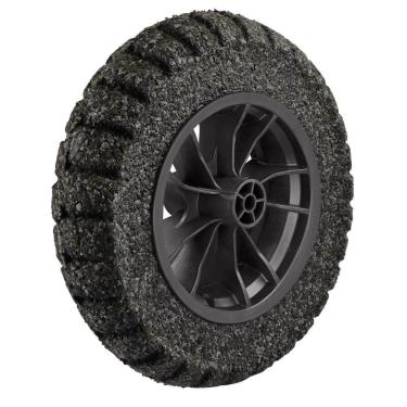 Imagem de Pneu Maciço Tramontina Em Borracha Macia Com Roda Plástica 8 Polegada Para Carrinho De Mão