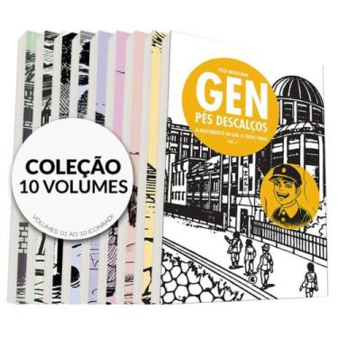 Imagem de Gen Pés Descalços - Kit Coleção Completa (10 Volumes) - Conrad