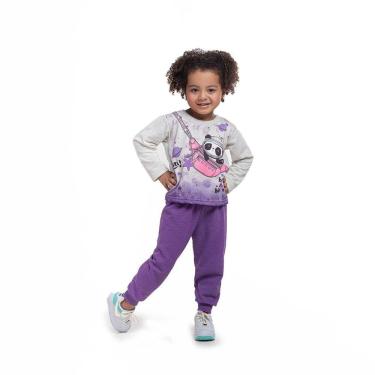 Imagem de Conjunto Bebê Menina Moletom Panda