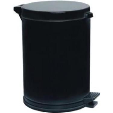 Imagem de Lixeira Com Pedal 10,5 Litros Preta Viel 3576