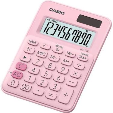 Imagem de Calculadora Compacta Casio MS-7UC-PK - Rosa