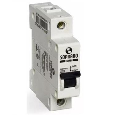 Imagem de Disjuntor Unipolar Curva C Mini Din 32a 3ka Soprano