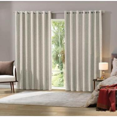 Imagem de Cortina Blackout Tecido 100% 5.40m x 2.70m Linen Bella Janela - BELLA 