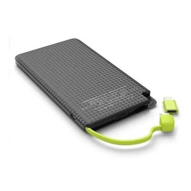 Imagem de Carregador Power Bank 10000 mAh Com Cabo V8 Compatível com Motorola C/