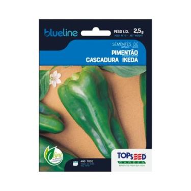 Imagem de Blueline Sementes de Pimentão Cascadura IKEDA, 2,5g, Verde, Para Horta