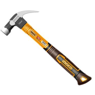 Imagem de MARTELO UNHA MAGNETICO INGCO COM CABECA EM ACO FORJADO 450G (29MM) (su