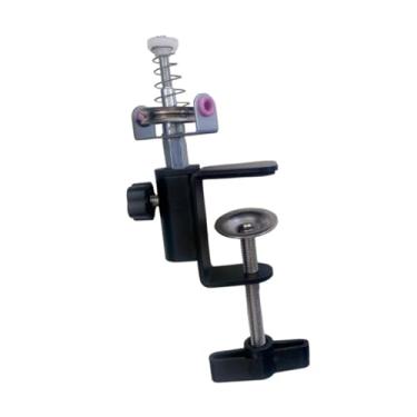 Imagem de rockible Tensionador tensionador fio enrolador portátil com grampo de mesa de crochê com tricô manual guia de rosca doméstica, S