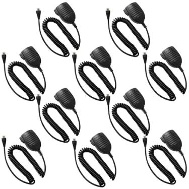Imagem de Pacote com 10 microfones de mão MH-67A8J microfone de 8 pinos microfone remoto para Yaesu/para Vertex VX2500 VX2508 VX2208 VX2108 FT-450 FT-817 FT-857D, RJ45