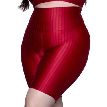 Imagem de Bermuda Plus Size de Academia Serra e Mar New Zig 3D Cós Alto Cor:;Tamanho:50;Gênero:Feminino-Feminino