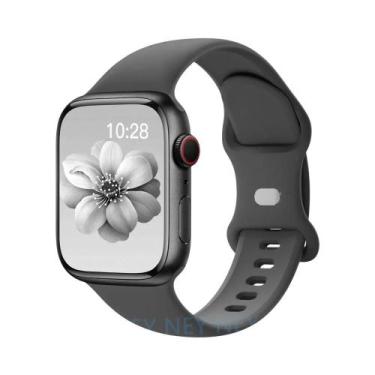 Imagem de Pulseira De Silicone De 45mm 44mm 40mm 41mm 49mm 38mm 42mm Para Apple 