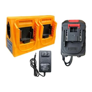 Imagem de KiBcsLic Kit conversor elétrico portátil para ferramentas elétricas compatível com BL1820B e BL1860B-2, universal amarelo para lavadoras de alta pressão, 4 Vagas