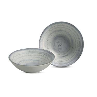Imagem de Conjunto 6 Bowls Decorados Kya Gray 300 Ml