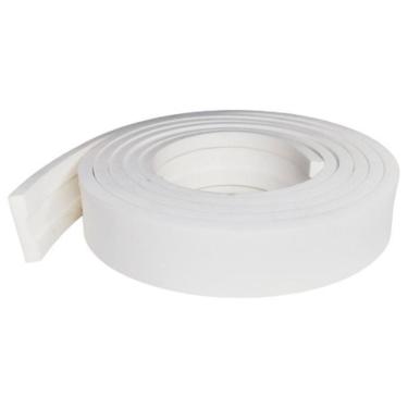 Imagem de Eva Rodape Acabamento Passa Fio 35Mm Autocolante Branco 2,5M