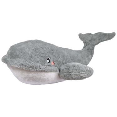 Imagem de Baleia de Pelúcia Grande 75cm Cachalote Jubarte Gigante Fofa - Fizzy, 
