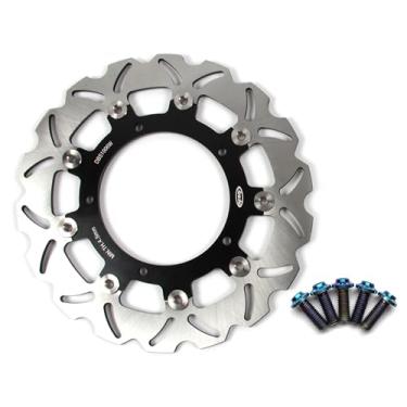 Imagem de Rotor de disco de freio dianteiro Arashi com parafusos de montagem para Yamaha YZF R3 2015-2023 ABS 17-23, YZF R25 2014-2021, MT03 FZ03 2016-2023 ABS inclui, acessórios de substituição de motocicleta