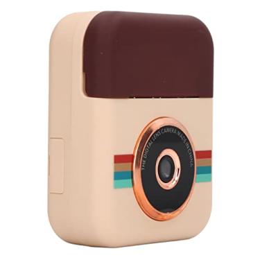 Imagem de Zhjvihx Câmera Instantânea HD para Crianças, Câmera Instantânea Digital Infantil de 2,4 Polegadas 1080P Com 6 Rolos de Papel de Impressão para Crianças