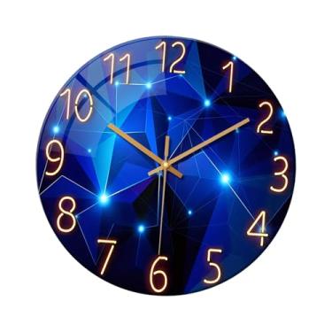 Imagem de Generic Relógio de parede acrílico 30 cm simples grande algarismos arábicos decoração de casa relógio moderno para hotel quarto sala de estar escritório