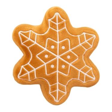 Imagem de Baoblaze Almofada de Natal, almofada de pelúcia macia, boneco de desenho animado, decoração de Natal, adorável decoração de Natal, animal de pelúcia para sala, Flocos de Neve de