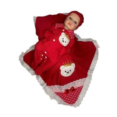 Imagem de Saida de Maternidade Menino e Menina Para Bebê Recém Nascido 5 Peças U