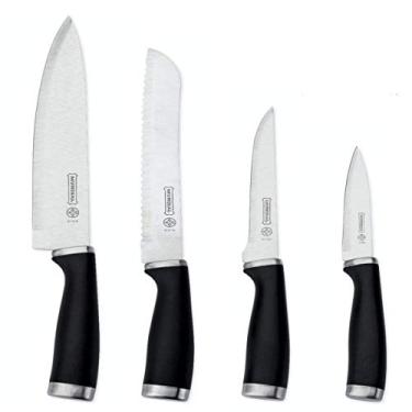 Imagem de CONJUNTO FACA 4PC PRETO MUNDIAL 8100-4