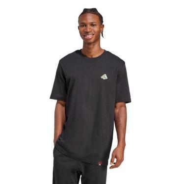 Imagem de Camiseta Adidas Pizza TRIM Training Masculina-Masculino
