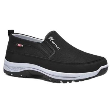 Imagem de Kit Sapatilha Tenis Masculino Casual Aquatico de Trilha Impermeável Com Solado Costurado e Ajustável + Relógio (Preto, BR, Adulto, Numérico, 42)