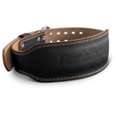 Imagem de Harbinger Cinto acolchoado de couro para halterofilismo de 5 a 10 cm de largura - amortecimento de espuma, design afunilado para suporte e mobilidade, 10 cm, GG