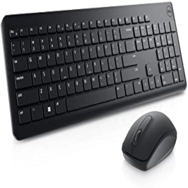 Imagem de Teclado e mouse de computador, design classico, confortavel, e preto, moderno