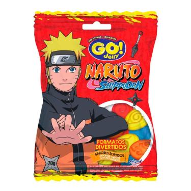 Imagem de Balas de Gelatina Go Jelly Naruto Shippuden diversas 70g