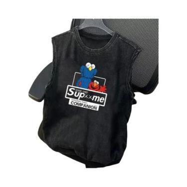 Imagem de Camiseta Sem Mangas Masculina Oversized Com Estampa Gráfica Vintage La