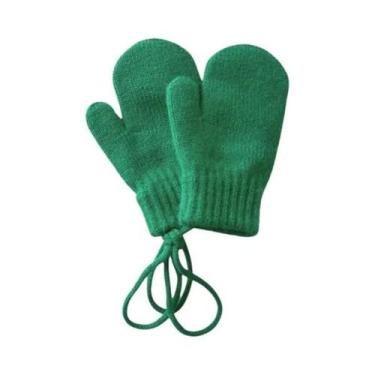 Imagem de Luvas De Lã Para Bebês, Cor Doce, Luvas De Malha Para Meninas, Meninos