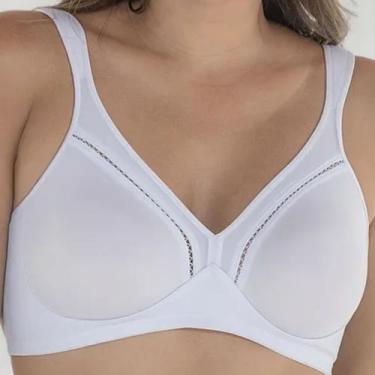 Imagem de Sutiã Gallard Conforto DeMillus Compressão Alças Espumadas, Branco, 48