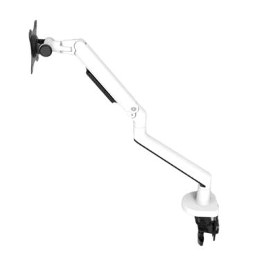 Imagem de V8 Monitor de tela única Desktop Stand Up and Down pairando universal giratório 43.2-96.5 cm cabide para computador (branco)