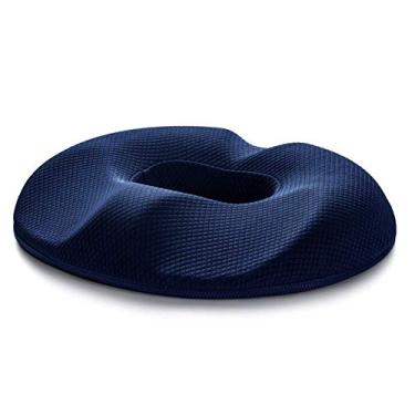 Imagem de Almofadas ortopédicas de espuma viscoelástica para cóccix, almofadas de assento removíveis respiráveis aliviam o cóccix, almofadas de cadeira ciática para assento de carro de escritório - a-ms 45 x 40