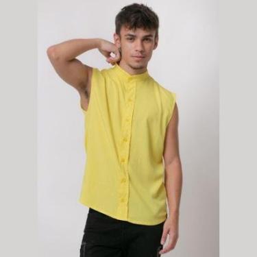 Imagem de Regata Viscolinho Gola Padre Santo Luxo-Masculino