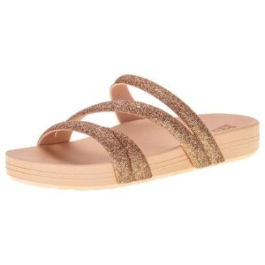 Imagem de Sandália Feminina Flat Glitter Zaxy - 18956-Feminino