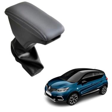 Imagem de Apoio Encosto Descanso de Braço Com Porta Objetos Para Captur 2017 a 2023 (Cinza - Costura Cinza)