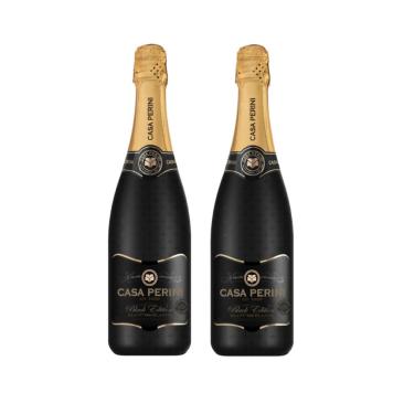 Imagem de Kit Espumante Casa Perini Black Edition Extra Brut 750ml 2un