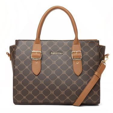 Imagem de Bolsa Tote Transversal Feminina Rafitthy 28.16134 Monograma
