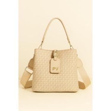 Imagem de Bolsa Transversal D Bell Outlet Fashion Bege-Feminino