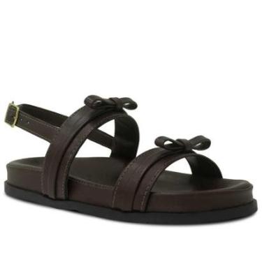 Imagem de Sandalia Papete Infantil Menina 28ao37 Laço Festa 04.105j-Feminino