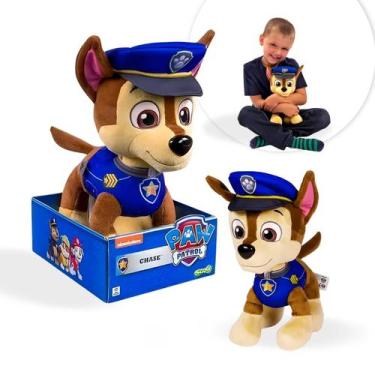 Imagem de Brinquedo Boneco Pelúcia Grande Chase 30 Cm Da Patrulha Canina - Sunny
