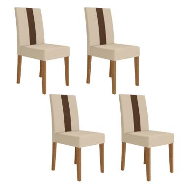 Imagem de Conjunto 4 Cadeiras Linea Poliman Moveis