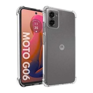 Imagem de Capinha Capa Transparente Para Moto G06 + Película Hidrogel - DB, Tran